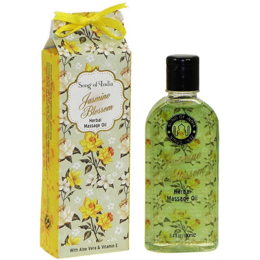 Jasmine Blossom Herbal Massage Oil | Song Of India
