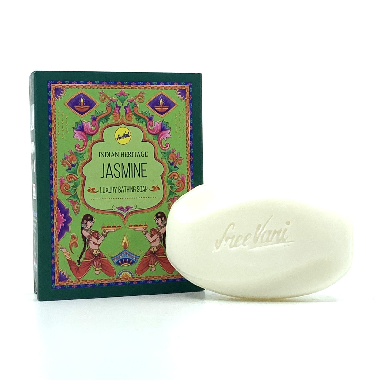Jasmine Soap Bar | Sree Vani Indian Heritage | 75g