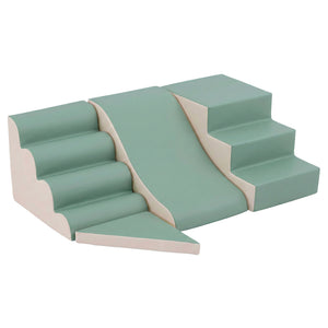 Kids Foam Climbing Blocks 4pc | Soft Indoor Toddler Playset | Rocker