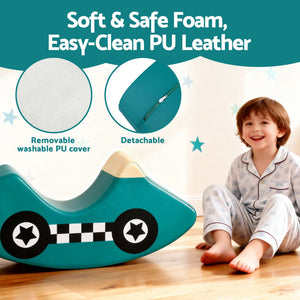 Toddler Foam Climbing Set | Soft Play Blocks | Indoor Rocker (Version B)