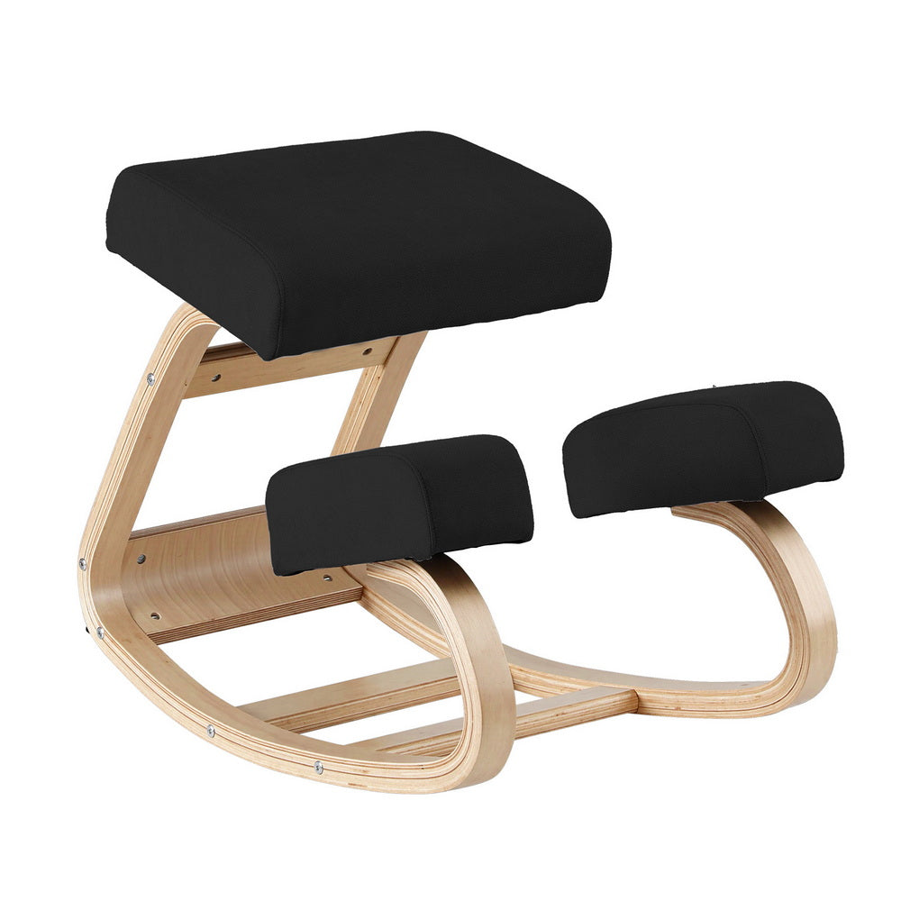 Posture Kneeling Chair | Memory Foam Cushion | 120kg Capacity | Black