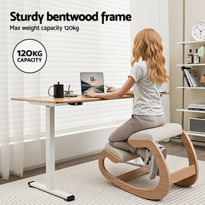 Ergonomic Kneeling Chair | Memory Foam | 120kg Capacity | Beige