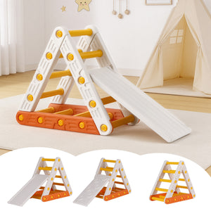 Pikler Triangle Climber | Slide Included | Indoor Outdoor Climbing Frame