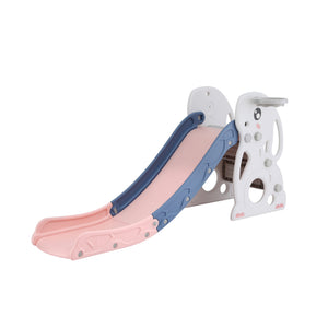 Kids Slide Set 147cm | Basketball Hoop | Outdoor Playground Toy