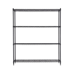 Artiss 4-Tier Kitchen Rack Shelf with Wheels Shelving 152x45x187CM Adjustable Metal Storage Shelves