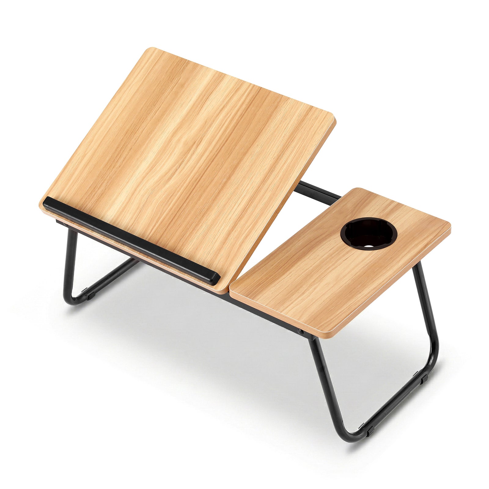 Foldable Laptop Desk | Portable Bed Table | Oak