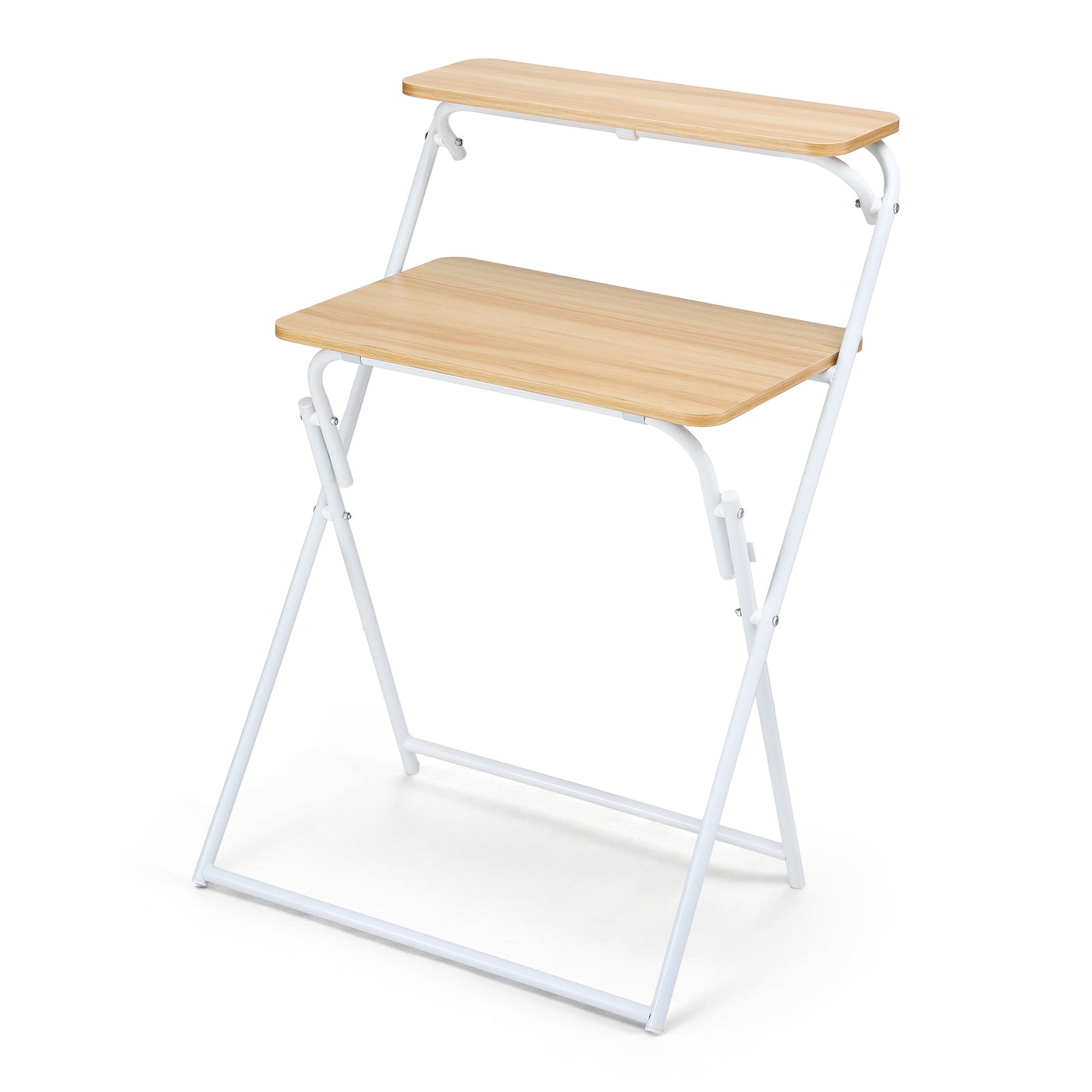 Foldable Laptop Desk | Study & Home Office Table | Oak