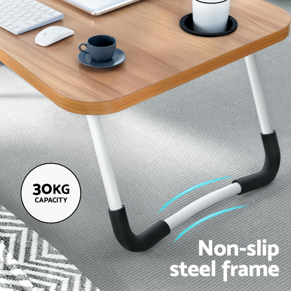 Laptop Desk Table | Foldable Stand Lap Tray | Portable & Adjustable for Sofa & Bed Use