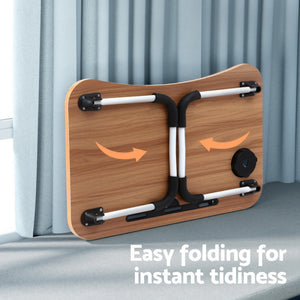 Laptop Desk Table | Foldable Stand Lap Tray | Portable & Adjustable for Sofa & Bed Use