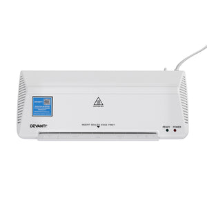 A4 Laminator Machine | Hot & Cold | Anti-Jam | Office & Home Use | White