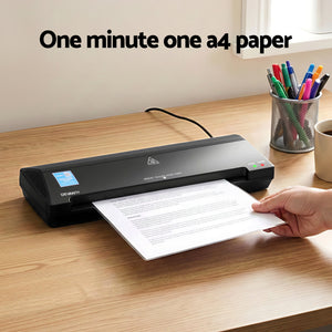 A3 Laminator Machine | Hot & Cold | Anti-Jam | Office & Home Use | Black