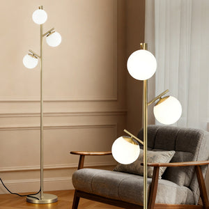 Tree Floor Lamp | 3-Light | 165cm | Sphere Glass Shades | Modern
