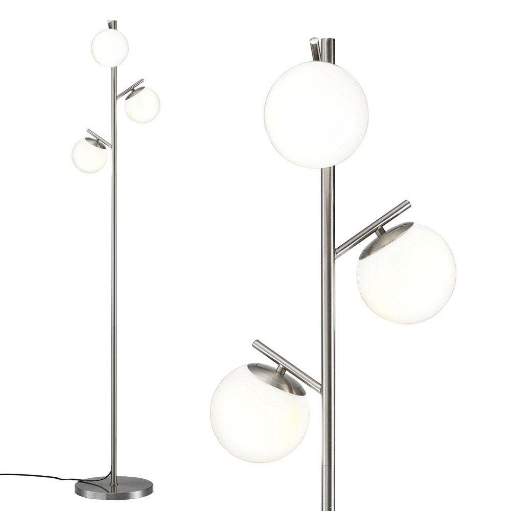 Tree Floor Lamp | 3-Light | 165cm | Sphere Glass Shades | Modern