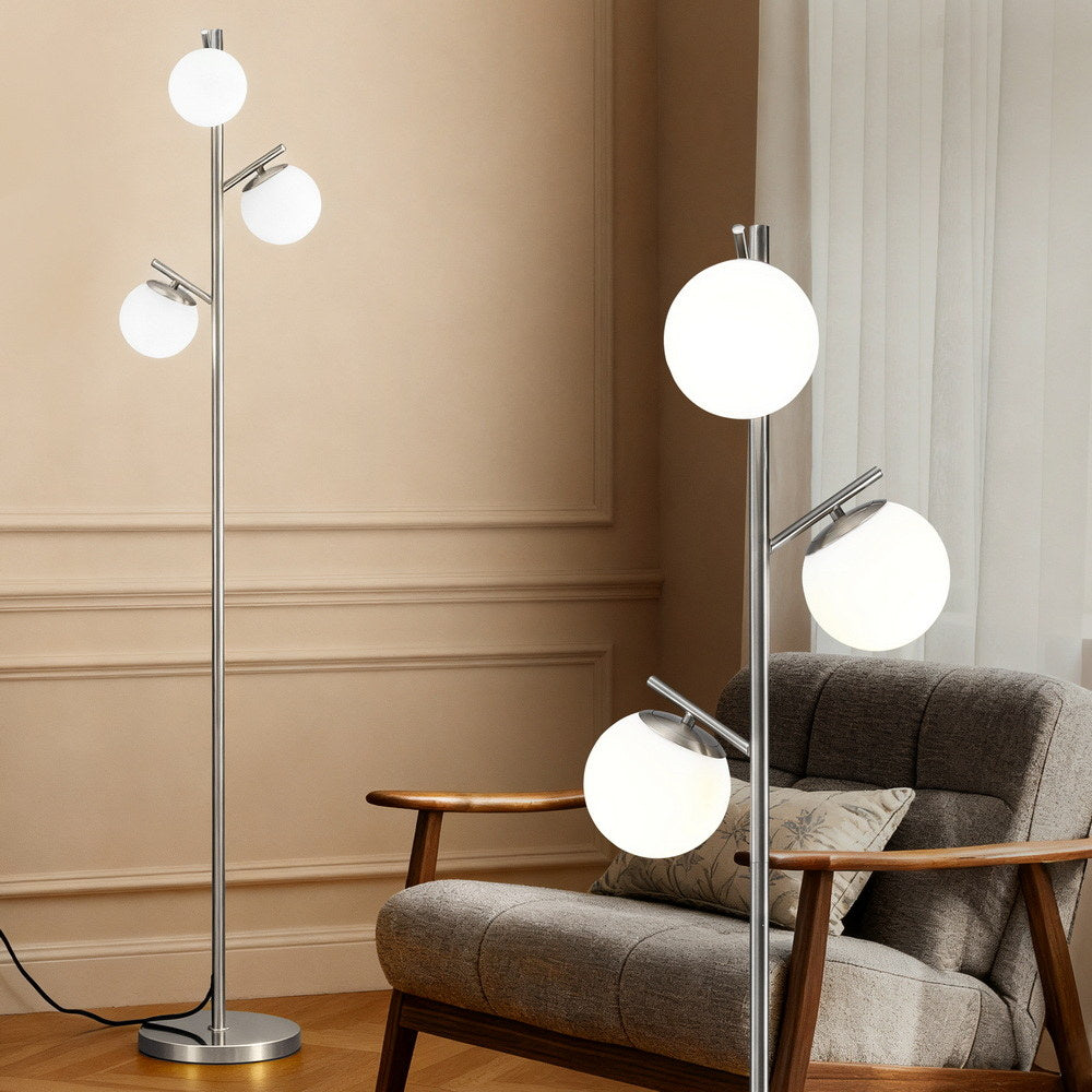 Tree Floor Lamp | 3-Light | 165cm | Sphere Glass Shades | Modern