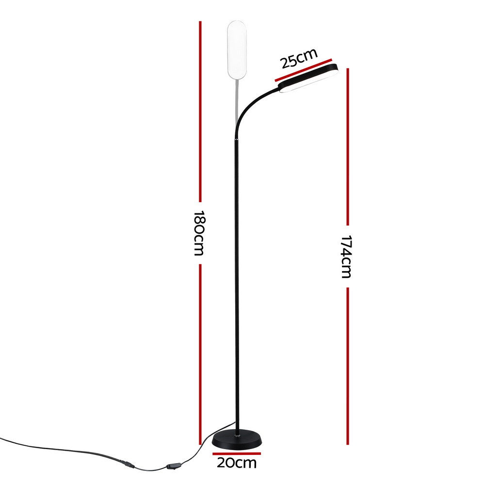 LED Floor Lamp | Remote Control | 4 Colour Temperatures | Reading Lamp