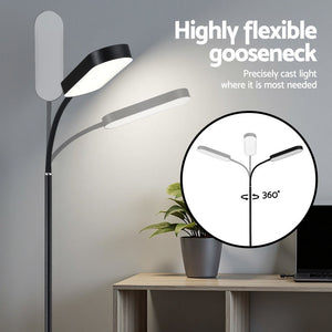 LED Floor Lamp | Remote Control | 4 Colour Temperatures | Reading Lamp