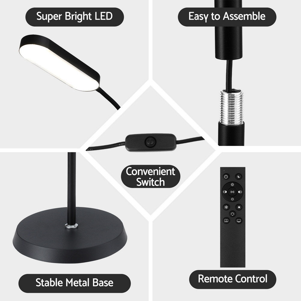 LED Floor Lamp | Remote Control | 4 Colour Temperatures | Reading Lamp
