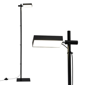 LED Floor Lamp | 12W | 360° Rotating Adjustable Head | Modern Reading Light