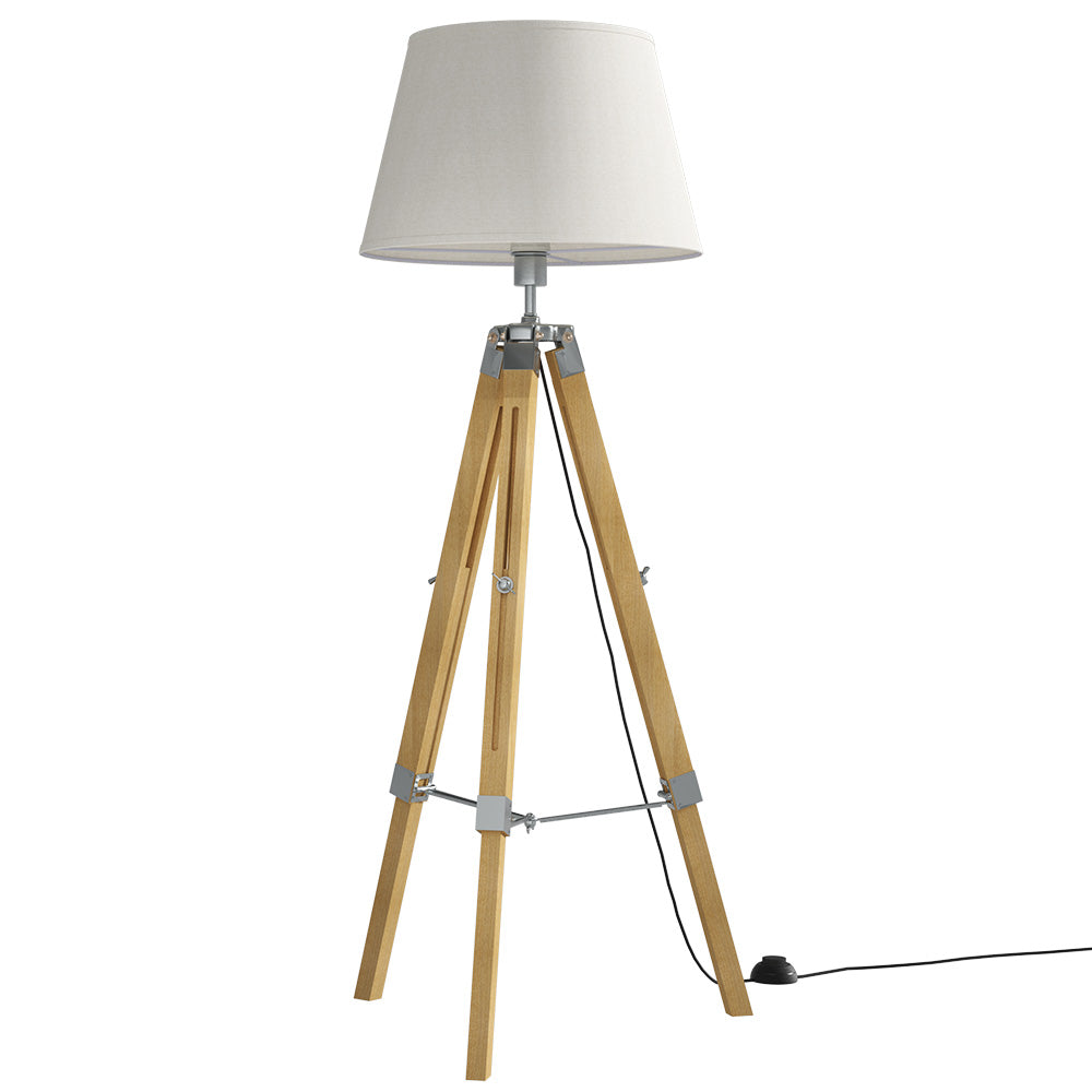 Tripod Floor Lamp | Adjustable Height | LED Light Stand | Home Room Reading
