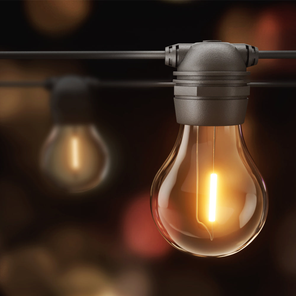 Solar Festoon Lights | 17M | Outdoor LED String Lights | Christmas Party Decorations | 2 PCS