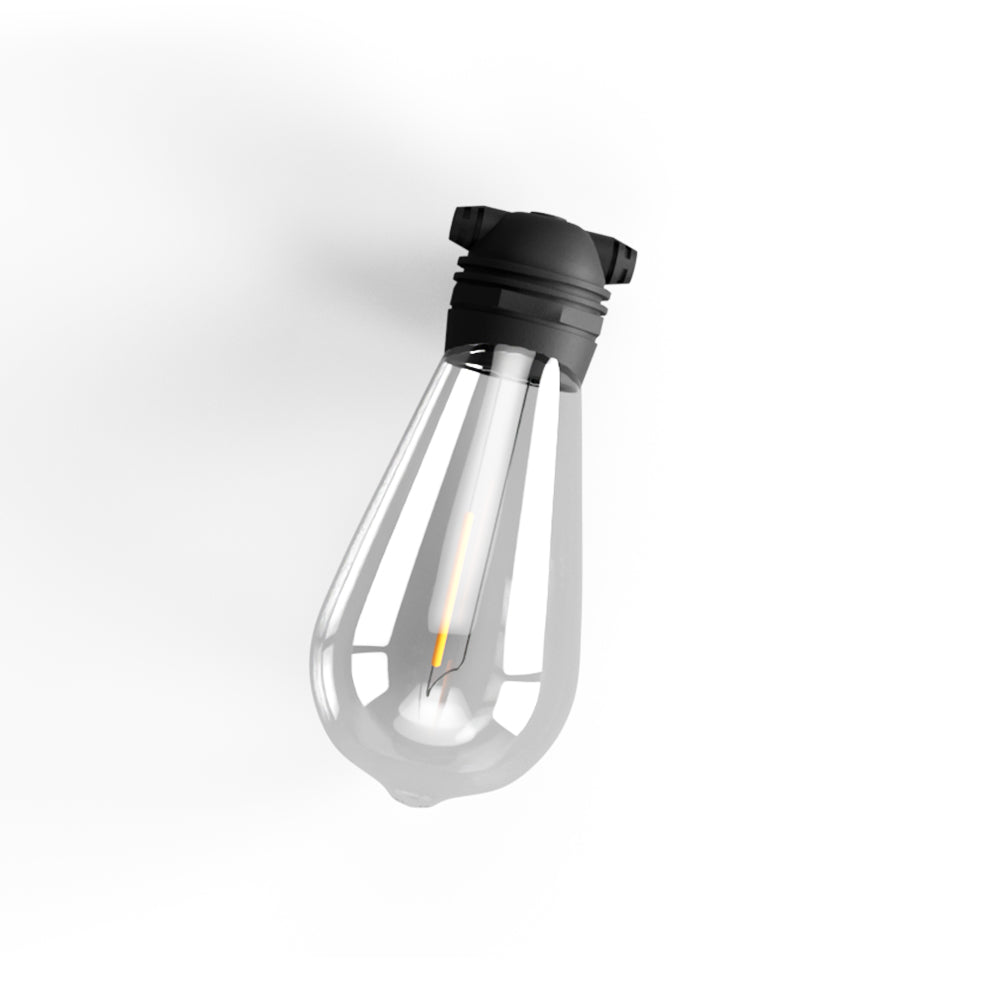 Solar Festoon Lights | 17m LED String | Outdoor Garden Party Decor