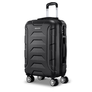 Wanderlite 20" 55cm Luggage Trolley Travel Suitcase Set | Hard Case | Lightweight | Strap