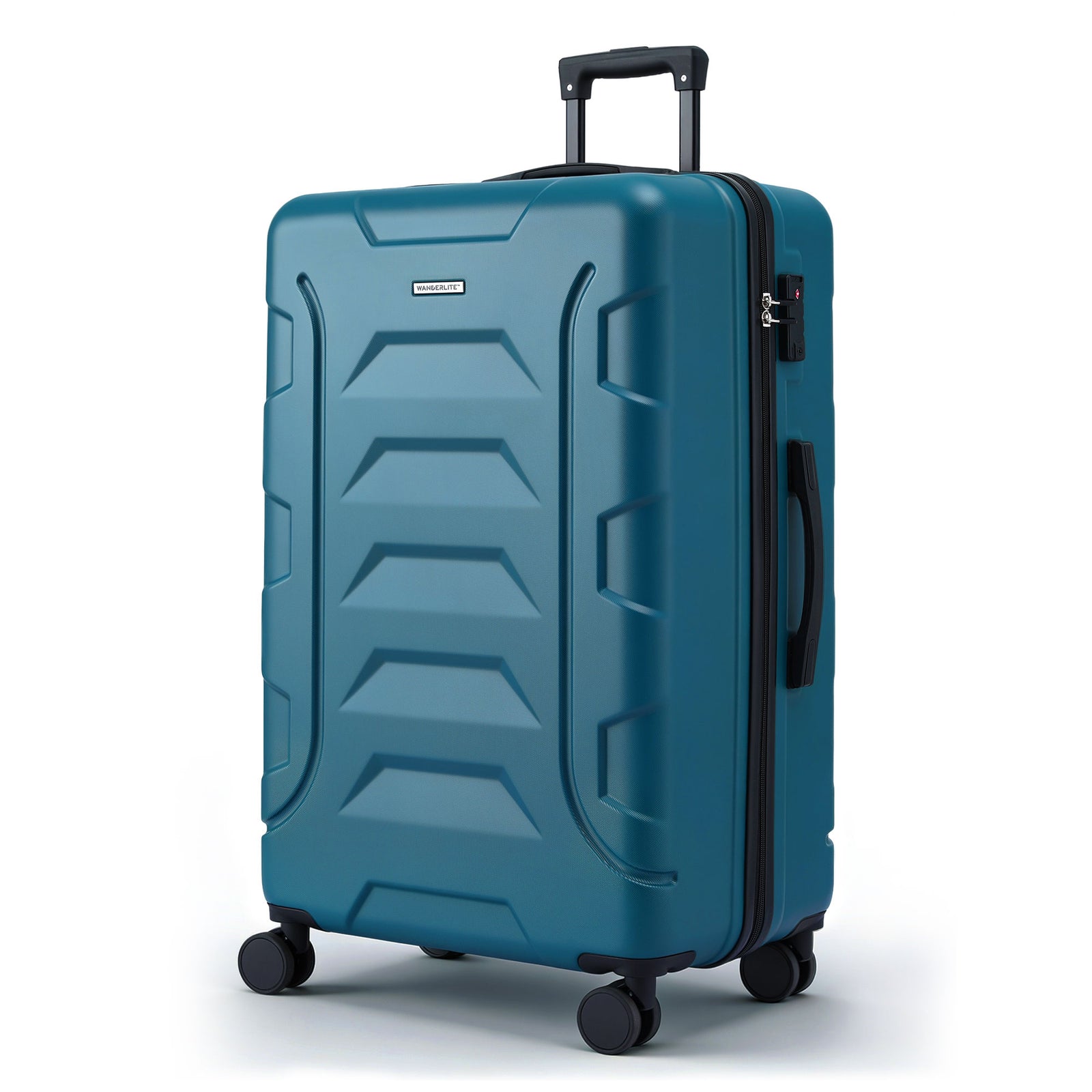 28" Hardshell Luggage | Lightweight Travel Case | TSA Lock | Teal