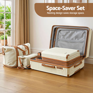 Luggage Set 5pc | Lightweight Hard Case | TSA Lock | Multi Size