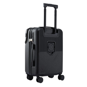 20" Carry On Luggage | Front Pocket | TSA Lock | Black