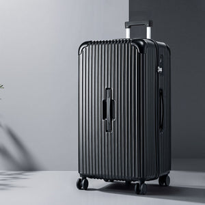 32" Trunk Suitcase | 5 Wheels | Type-C Port | TSA Lock | Black