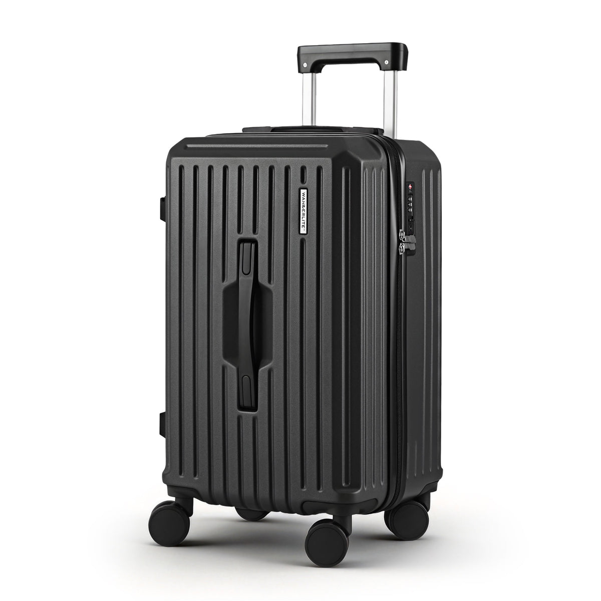 20in Carry On Luggage Suitcase | TSA Lock | Travel Case | Black