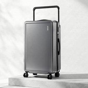 Wanderlite 28" Wide Handle Luggage Suitcase Travel TSA Lock Anthracite Grey