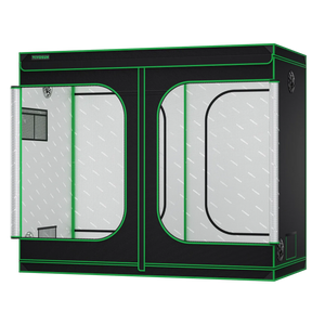 Large Indoor Grow Tent | 122cm x 244cm x 203cm | 600D Oxford | Lightproof Mylar Lined