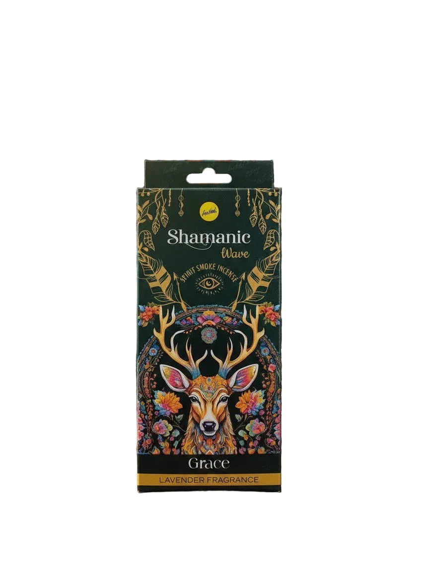 Lavender Jumbo Incense Sticks 36 Pack | Sree Vani Shamanic Wave Grace Thick Garden Incense