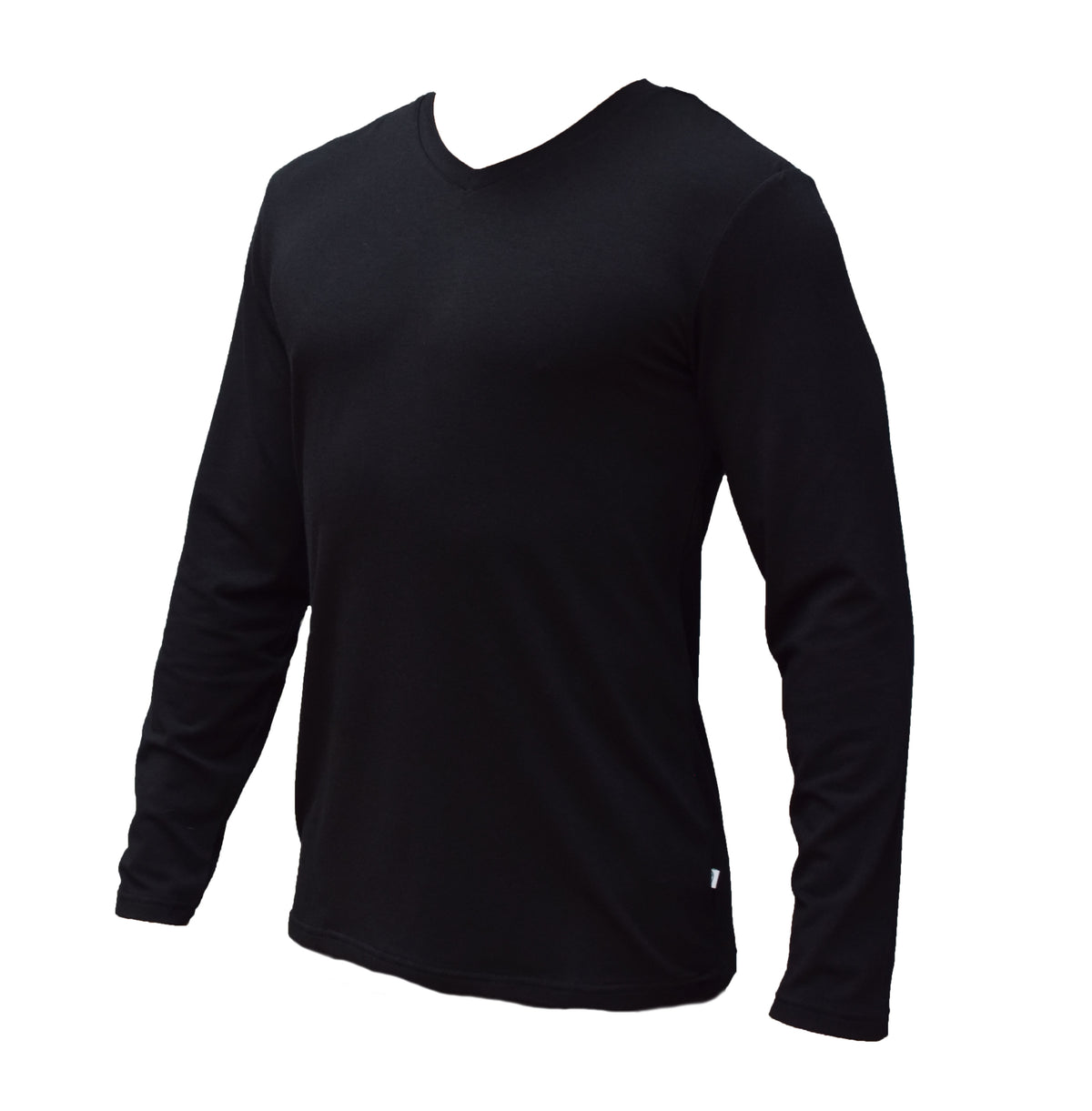 Men's Bamboo Long Sleeve V-Neck T-shirt | Various Colours | Sizes S-4XL