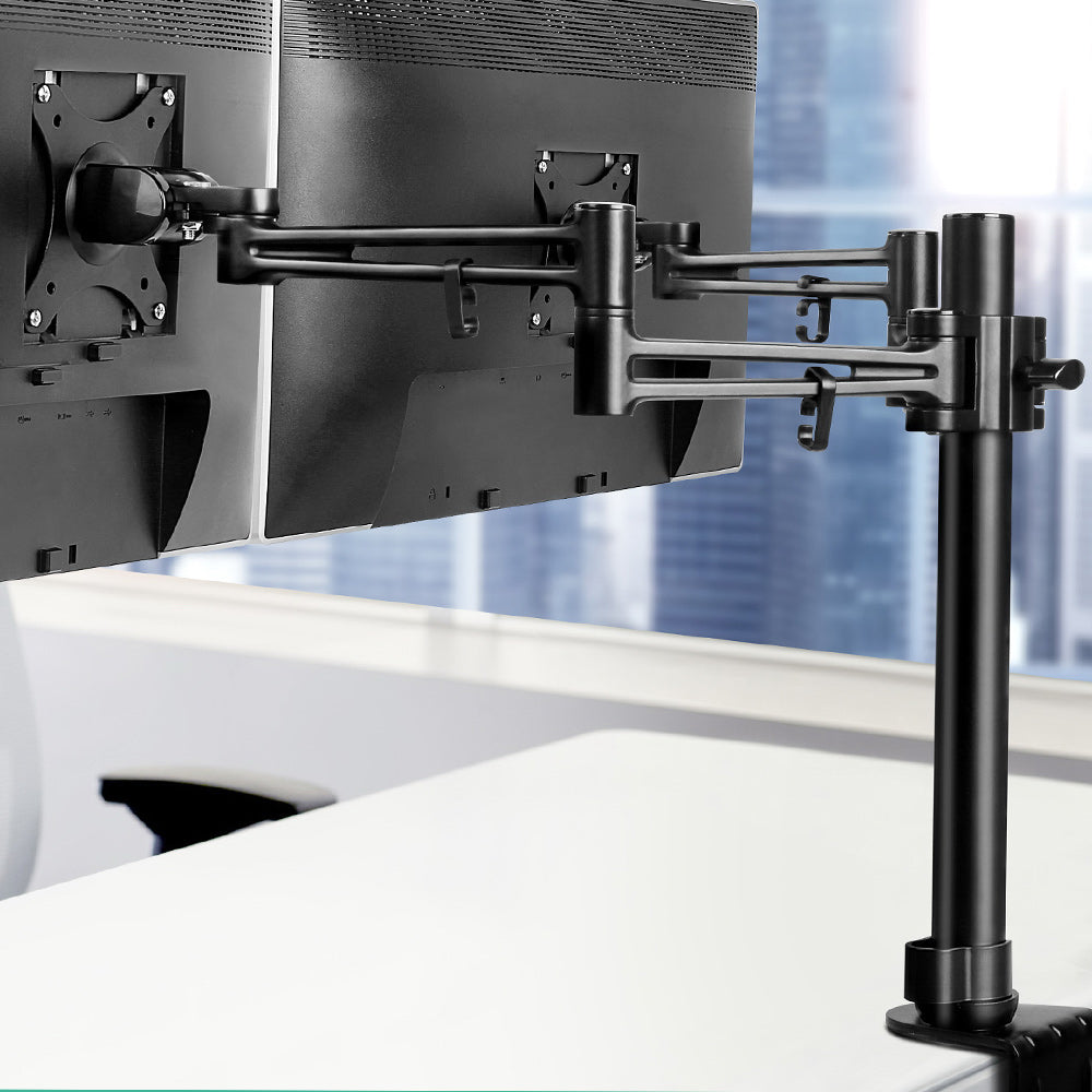 Monitor Arm | Dual Desk Mount | Screen Holder Bracket
