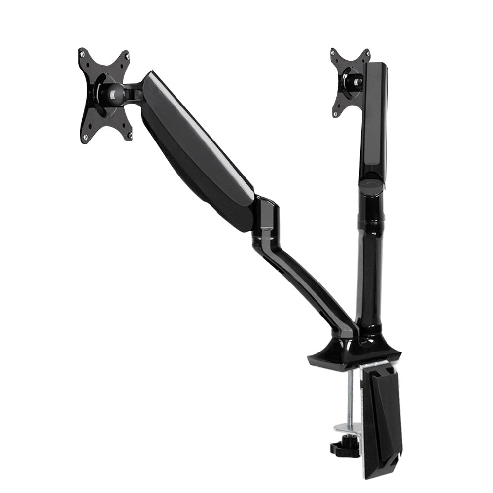 Monitor Arm | Gas Spring | Dual Desk Mount | Screen Holder