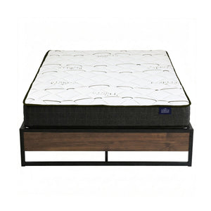 Giselle Double Mattress 16cm and Artiss Metal Bed Frame Set for Guest Rooms Studios