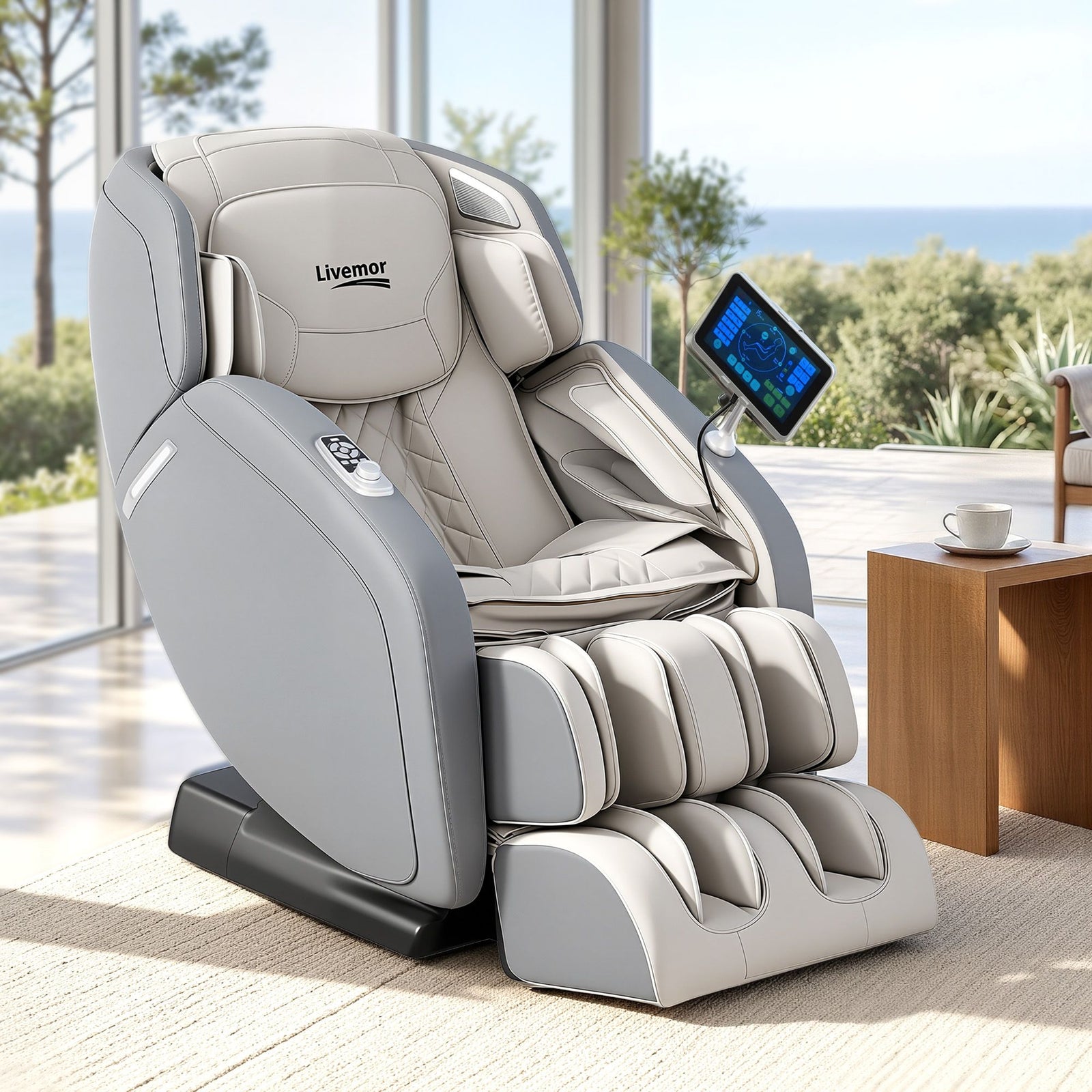 Livemor | 4D Massage Chair | Electric Recliner | Home Massager | Gary