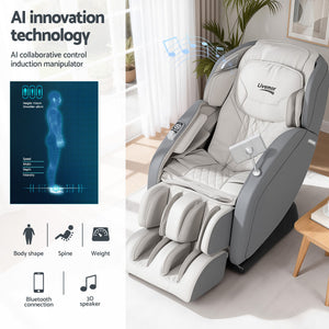 Livemor | 4D Massage Chair | Electric Recliner | Home Massager | Gary