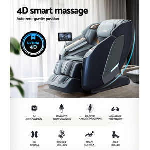 Livemor | 4D Massage Chair | Electric Recliner | Double Core Mechanism | Massager Melisa