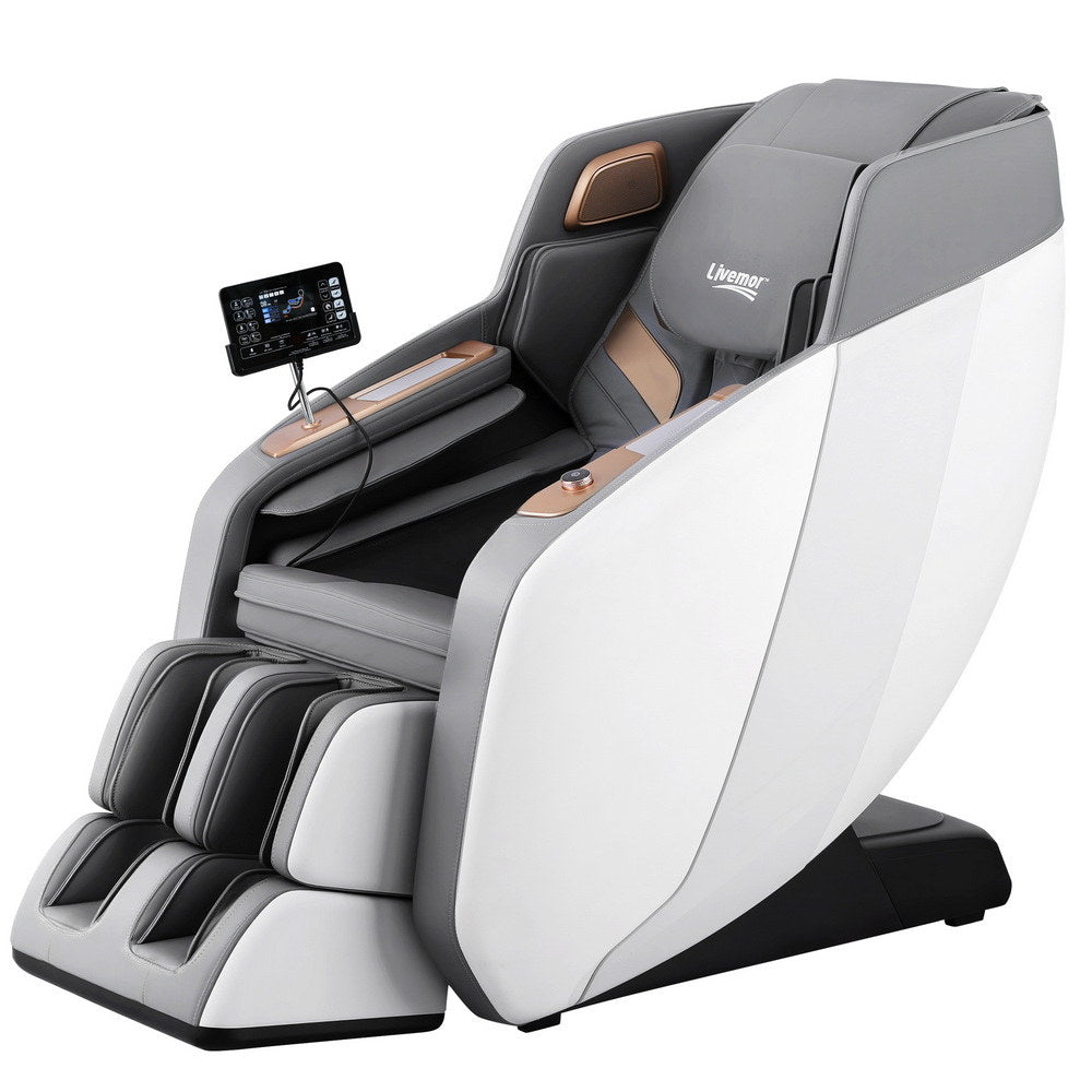 Electric Massage Recliner Chair | Double Core Mechanism | ROWA | White