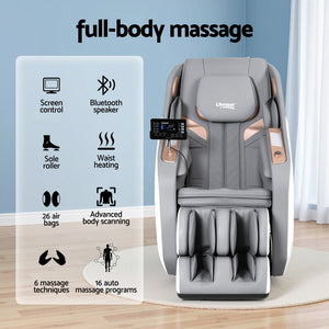 Electric Massage Recliner Chair | Double Core Mechanism | ROWA | White