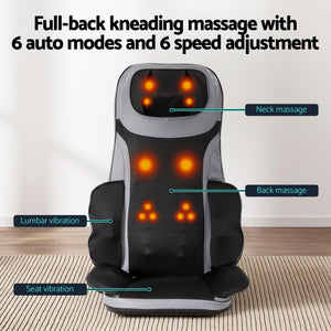 Full Back Massage Seat Cushion | Heating | 360° Foot Massagers
