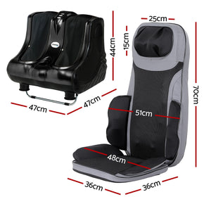 Massage Seat Cushion | Heating Function | Calf & Foot Massager