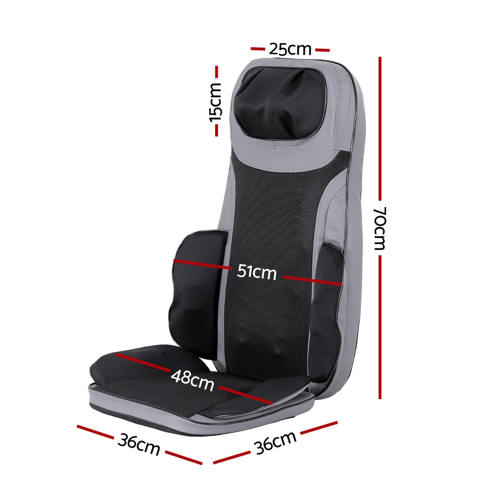 Livemor Massage Cushion | Full Back | 8 Nodes | Heated Seat Pad