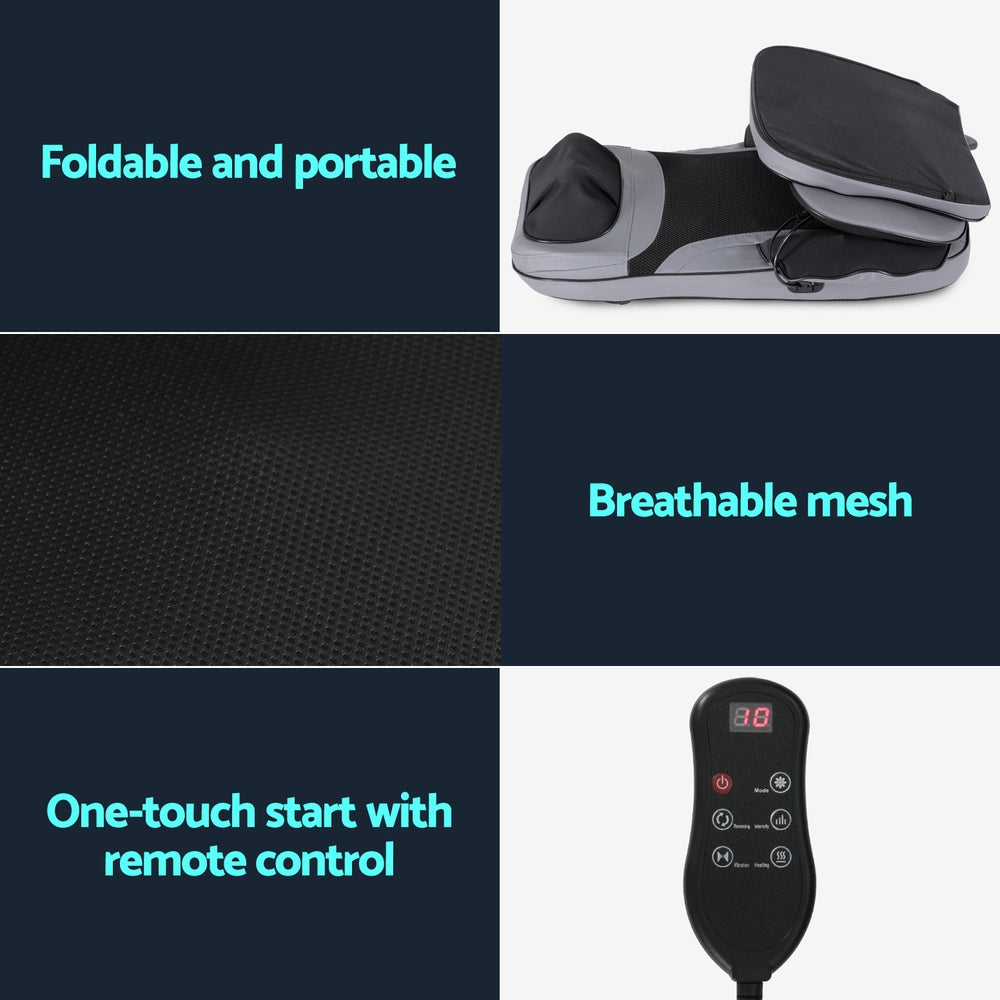 Livemor Massage Cushion | Full Back | 8 Nodes | Heated Seat Pad