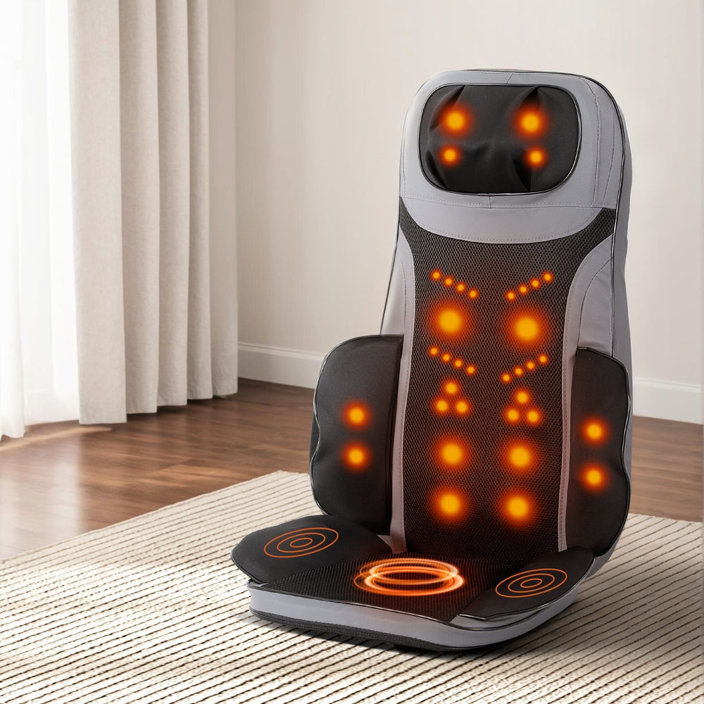 Livemor Massage Cushion | Full Back | 8 Nodes | Heated Seat Pad