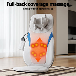 Full Back Massage Cushion | 3D Kneading | Heat Function | Massage Seat Pad