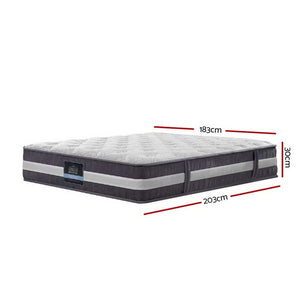 Pocket Spring Mattress | 7 Zone | 30cm | King Bed | Medium Firm Foam